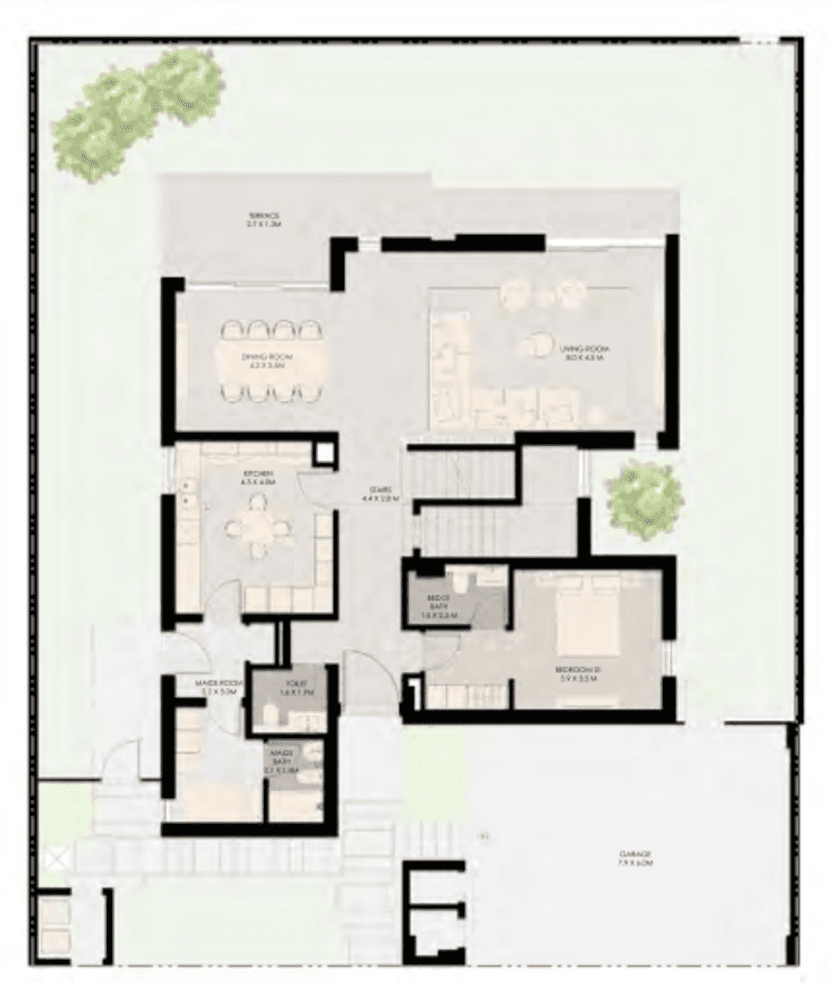 5 Bedroom Villa Standard