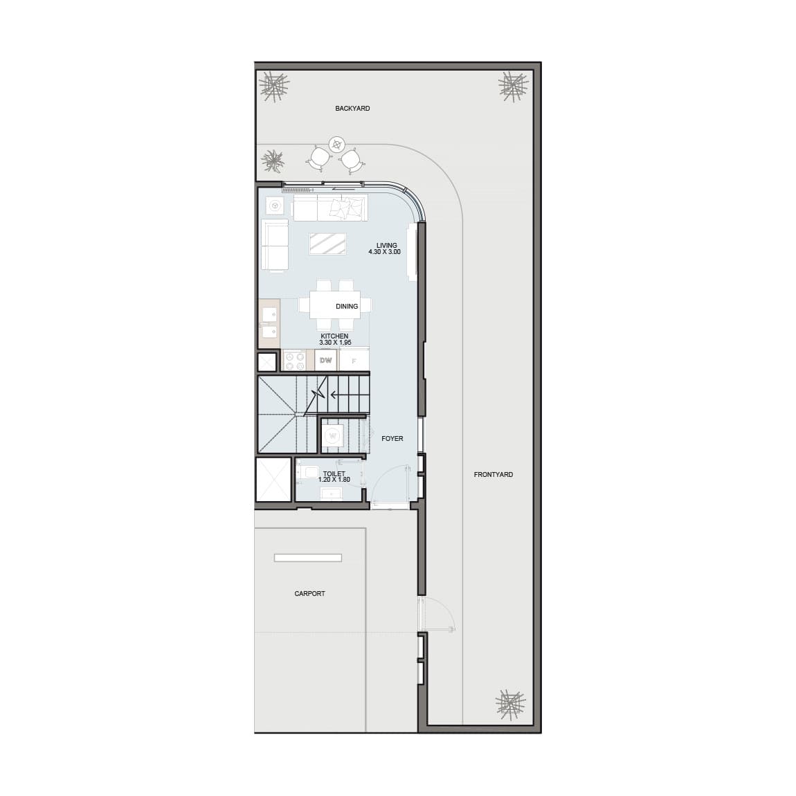 3 Bedroom Townhouse Type A Corner