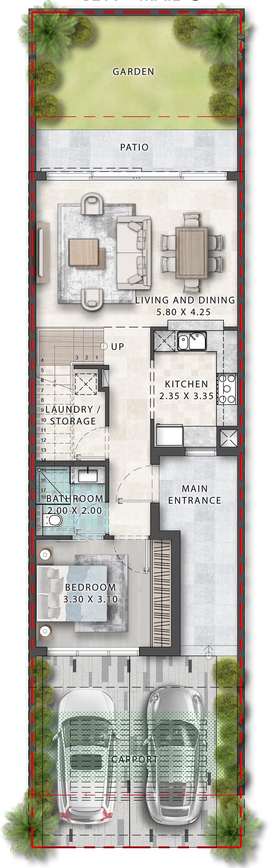 5 Bedroom Townhouse M2