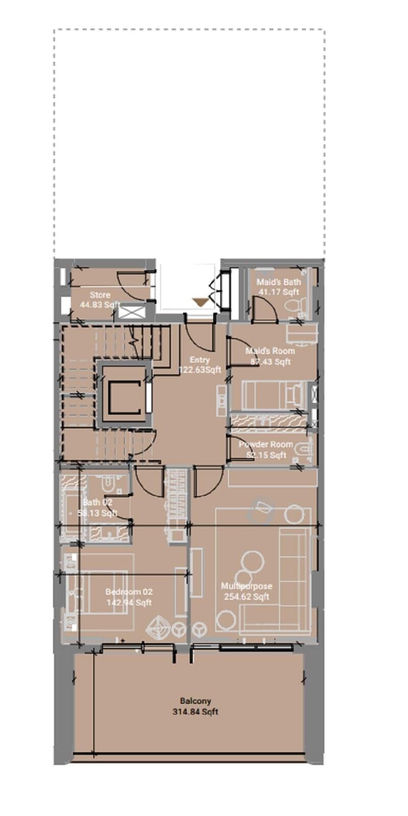 TOWNHOUSE (MELODY) CLUSTER 2C - 02 / 2C - 07