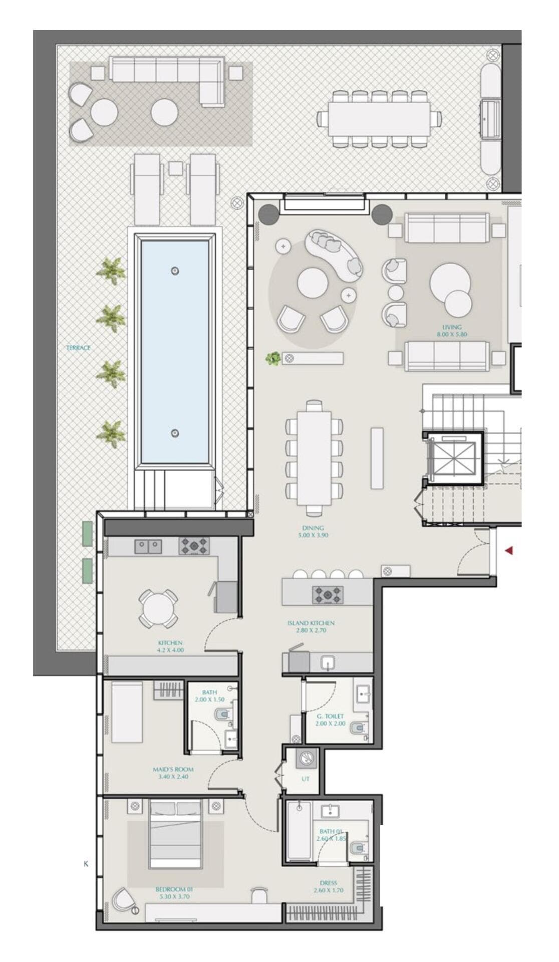 4 Bedroom Duplex Type B