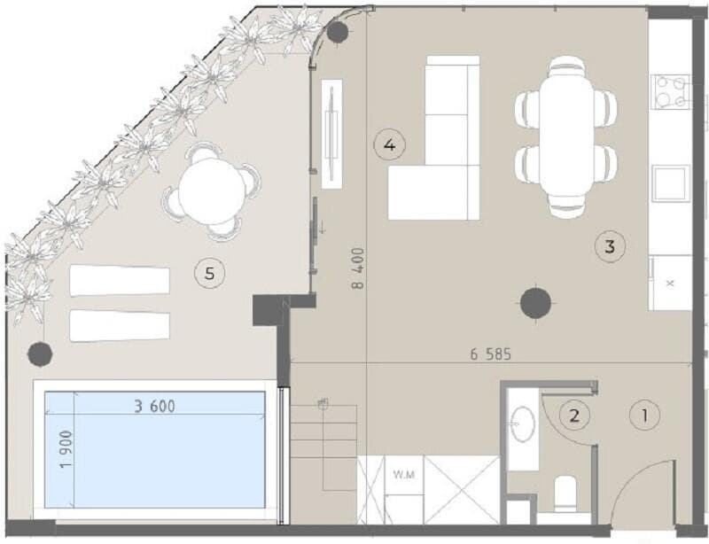 2 Bedroom Villa 1