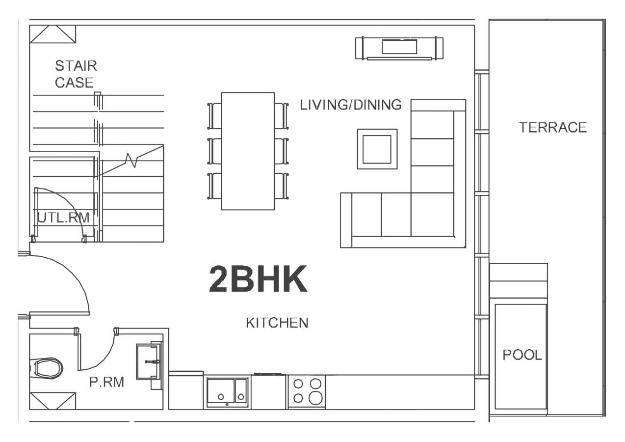 2 Bedroom Duplex