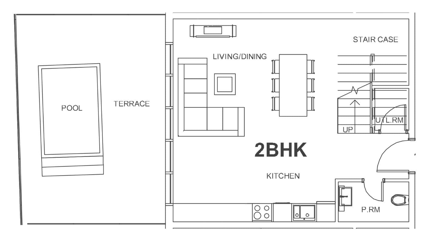 2 Bedroom Duplex