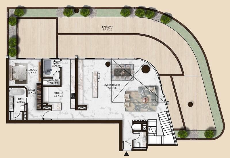 4 Bedroom Townhouse Type B04