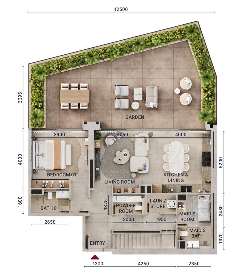 3 BEDROOM LOFT TYPE L