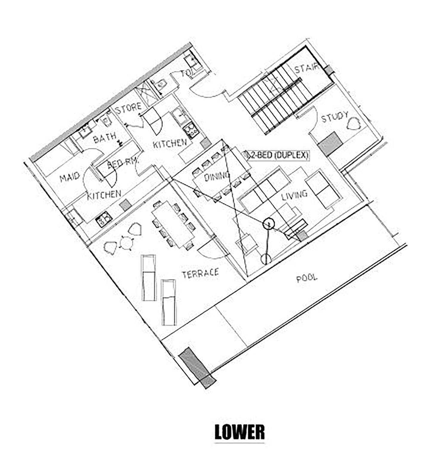 2 Bedroom Duplex Type 4